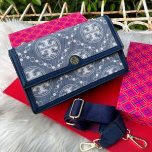 TORY BURCH - Cross Shoulder bag- blue