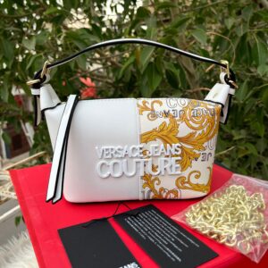 Versace Cross Shoulder Bag-White