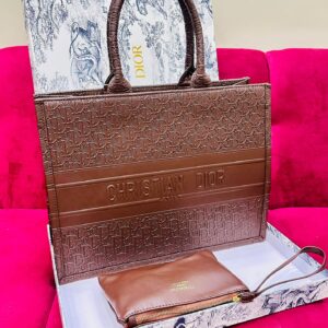 Dior Official Model – Brown Tote
