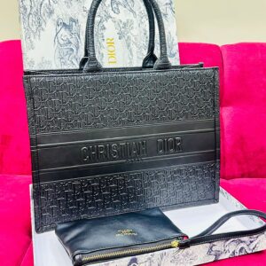 Dior Official Model – Black Tote