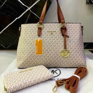 Michael Kors Handbag with Wallet – Cream