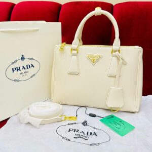 PRADA d-zip Handbag - White