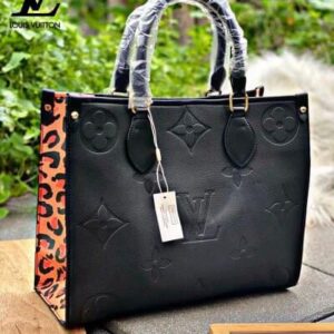 Louis Vuitton On The Go – Black with contrast Handbag